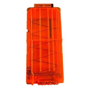 Nerf N-Strike Elite 10‎ Round Foam Dart Ammo Clip Magazine Orange